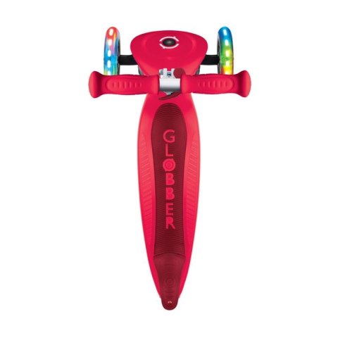 Hulajnoga 3-kołowa Globber Primo Foldable Lights 432-102-2 New Red