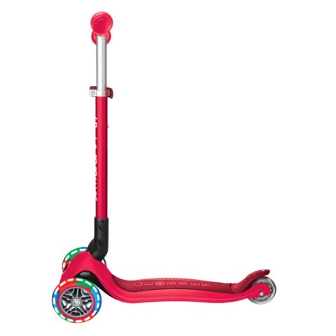 Hulajnoga 3-kołowa Globber Primo Foldable Lights 432-102-2 New Red