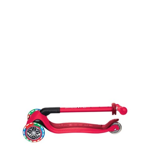 Hulajnoga 3-kołowa Globber Primo Foldable Lights 432-102-2 New Red