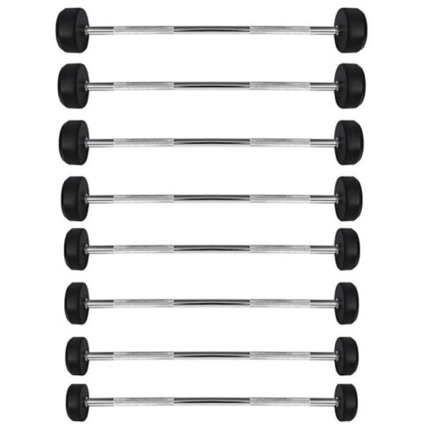Sztanga/gryf stały gumowany HMS 10 kg GSG-10