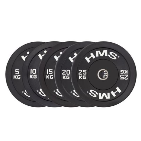 Talerz olimpijski HMS BLACK BUMPER 25 kg BBR25