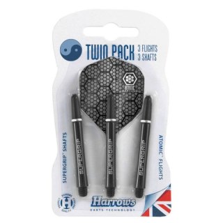 Harrows Twin Pack shafty Supergrip + piórka Atomic HS-TNK-000013681