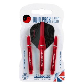Harrows Twin Pack shafty Supergrip + piórka Retina HS-TNK-000013683