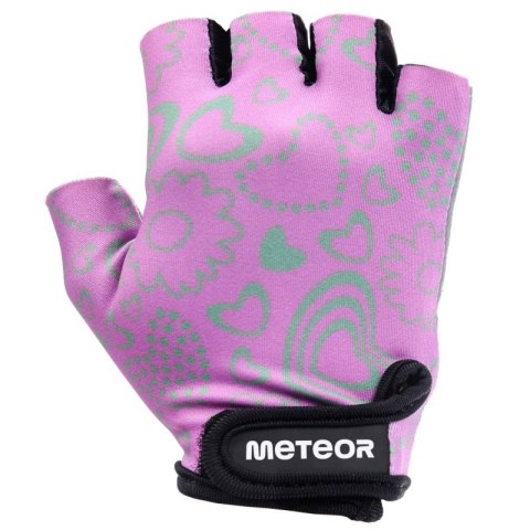 Rękawiczki rowerowe Meteor Flower Jr 23376
