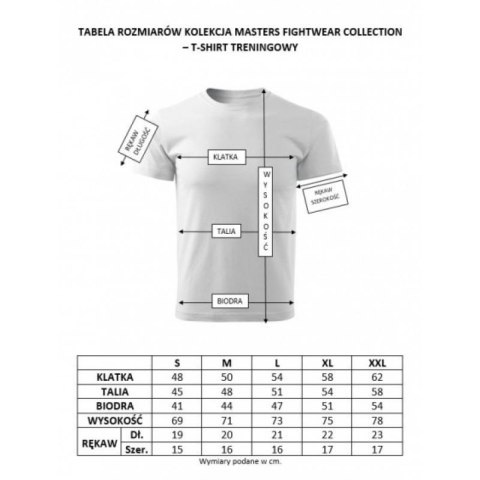 Koszulka treningowa Masters Fightwear Collection "Warrior" M 06119-M Koszulka treningowa Masters Fightwear Collection "Warrior" M 06119-M