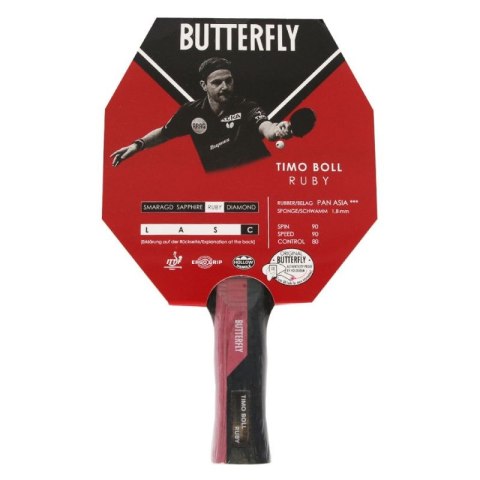 Rakietka do tenisa stołowego Butterfly Timo Boll Ruby S841445