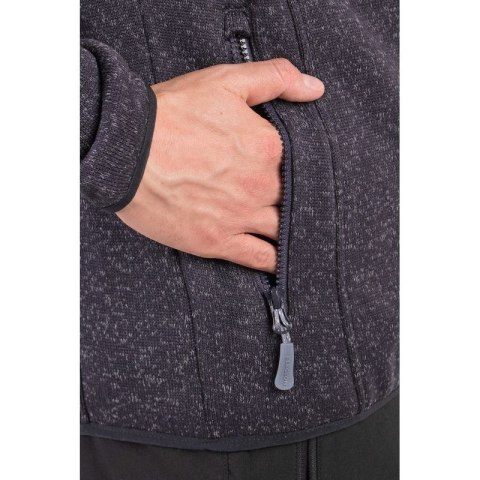 Bluza polarowa BERGSON M HELICON WP BLACK