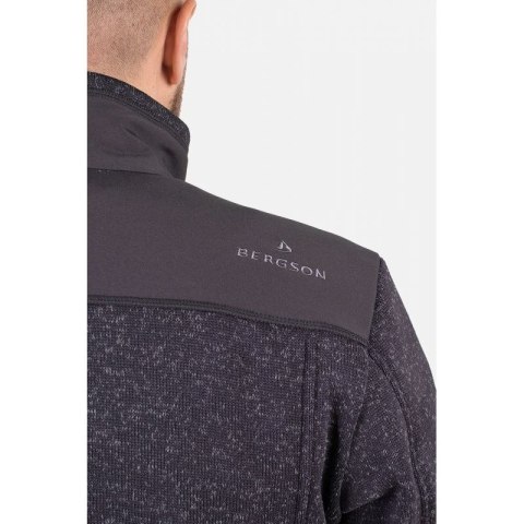 Bluza polarowa BERGSON M HELICON WP BLACK