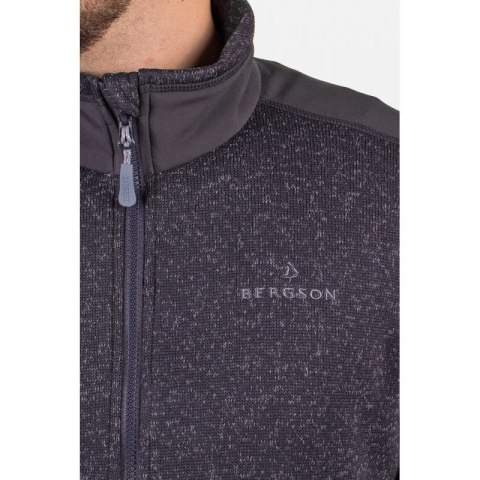 Bluza polarowa BERGSON M HELICON WP BLACK