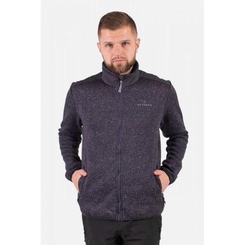 Bluza polarowa BERGSON M HELICON WP BLACK