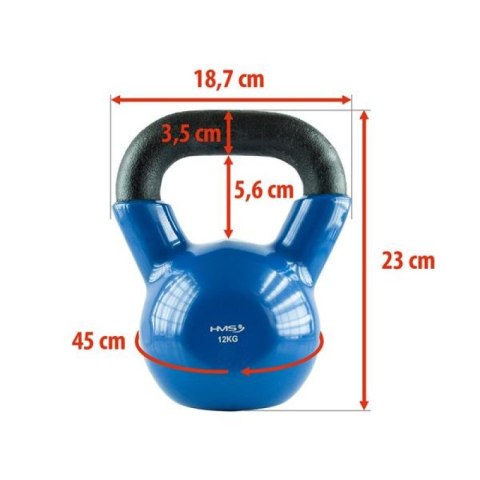 Kettlebell żeliwny Blue HMS KNV12 12kg