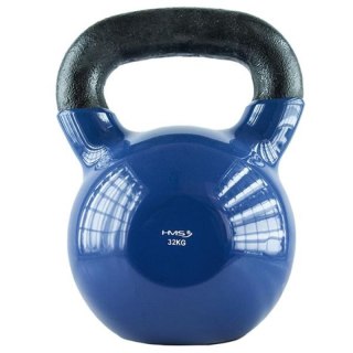 Kettlebell żeliwny pokryty winylem HMS KNV32 BLUE