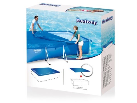 Pokrywa do basenu stelażowego 400 x 211 cm Bestway 58107 Pokrywa do basenu stelażowego 400 x 211 cm Bestway 58107