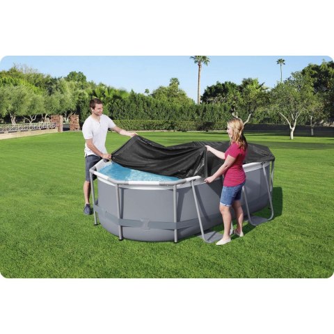 Pokrywa do basenu stelażowego owalnego 300 x 200 x 84 cm Bestway 58424 Pokrywa do basenu stelażowego owalnego 300 x 200 x 84 cm Bestway 58424