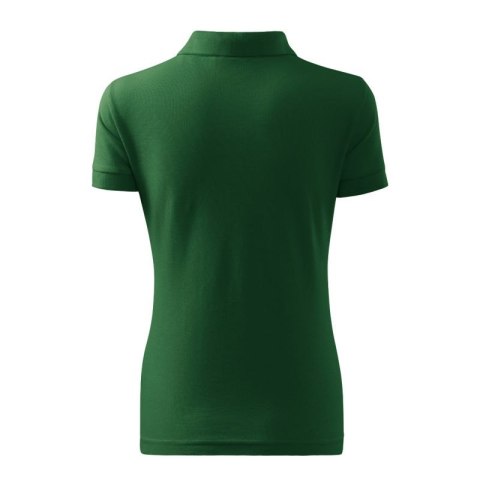 Koszulka polo Malfini Cotton W MLI-21306 zieleń butelkowa Koszulka polo Malfini Cotton W MLI-21306 zieleń butelkowa