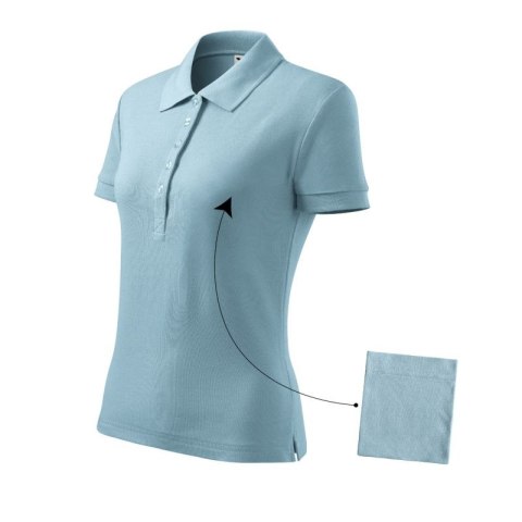 Koszulka polo Malfini Cotton W MLI-21315 błękitny