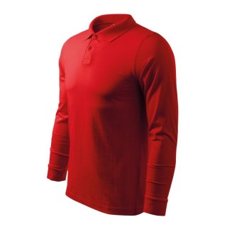 Koszulka polo Malfini Single J. LS M MLI-21107 czerwony
