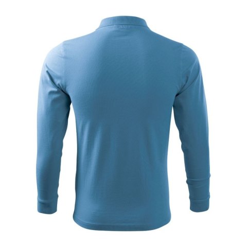 Koszulka polo Malfini Single J. LS M MLI-21114 lazurowy