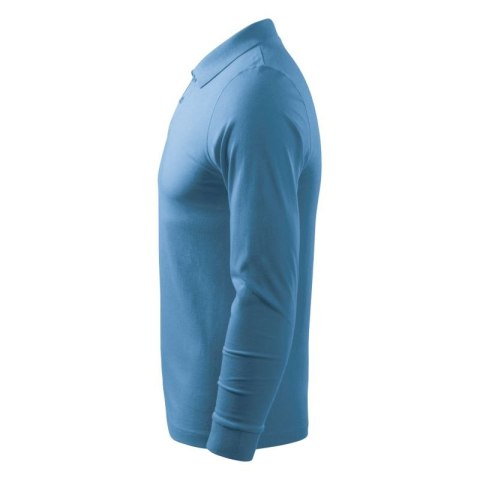 Koszulka polo Malfini Single J. LS M MLI-21114 lazurowy