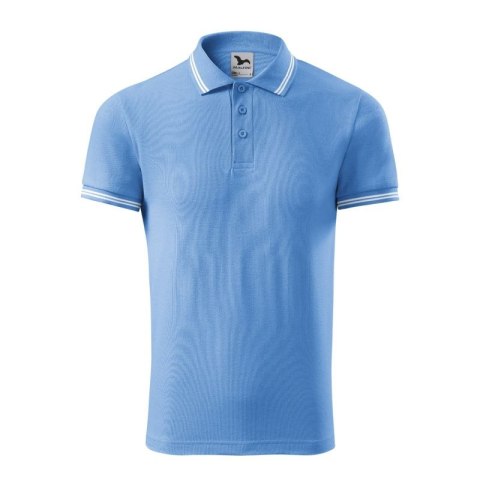 Koszulka polo Malfini Urban M MLI-21915 błękitny